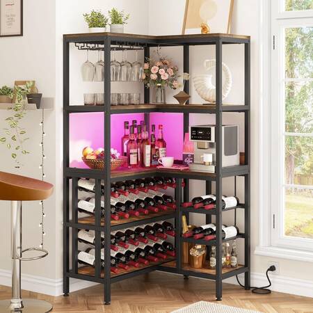 Yitahome Large Corner Wine Rack