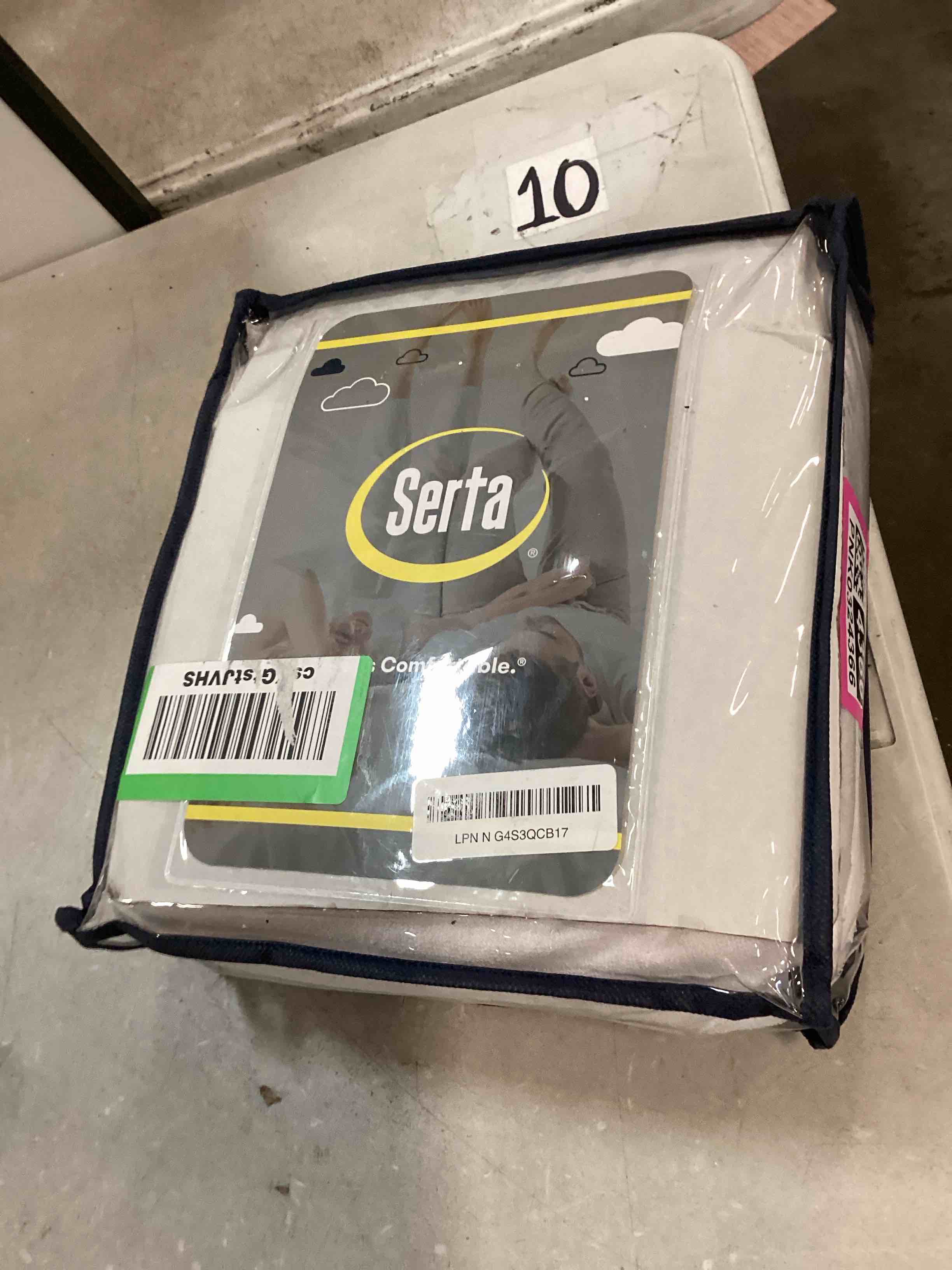 Serta Soft Top Mattress Topper, 60" x 80" OdorPreventing and Stain