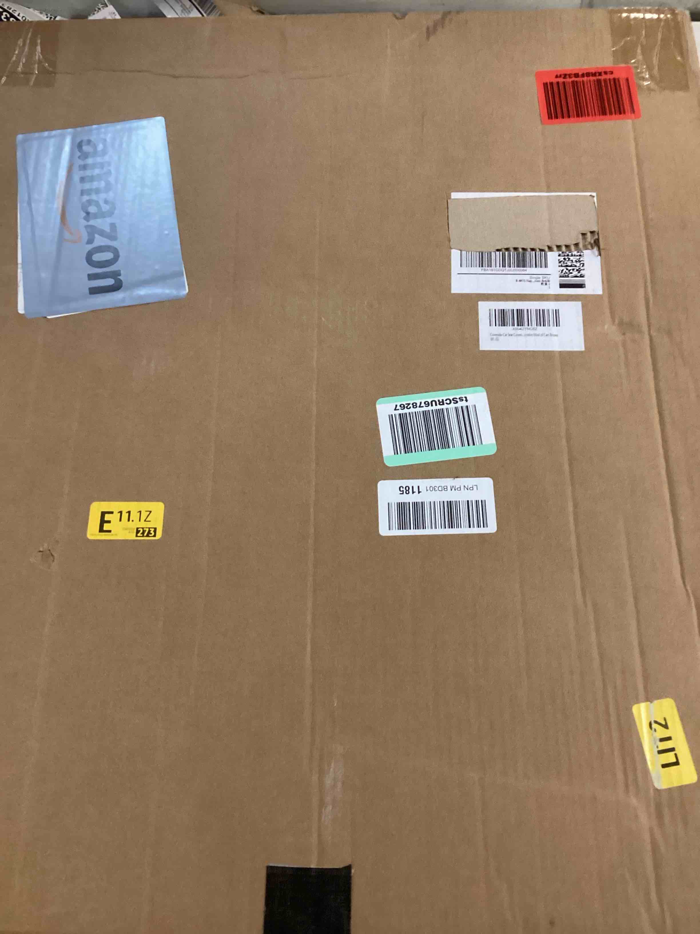 Coverado Car Seat Covers Front Seats, 2 Piece Car Seat Protector with Removable Headrest, Nappa Leather Breathable Seat Cushion Universal Fit for Truck Automotive Most of Cars Brown