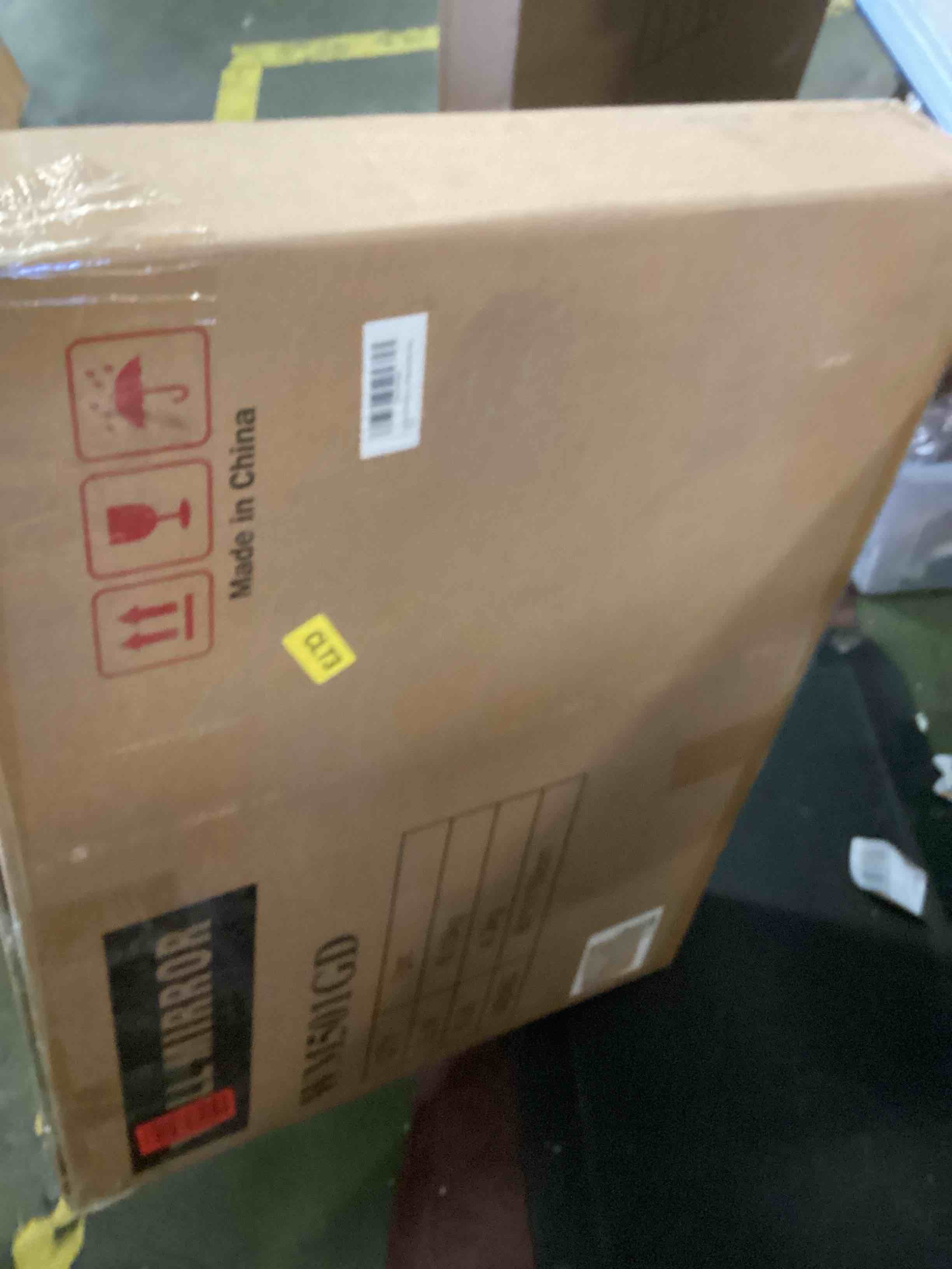 zenmag Gold Oval Mirror, 28"x20" Gold Mirror with Spherical Decorations