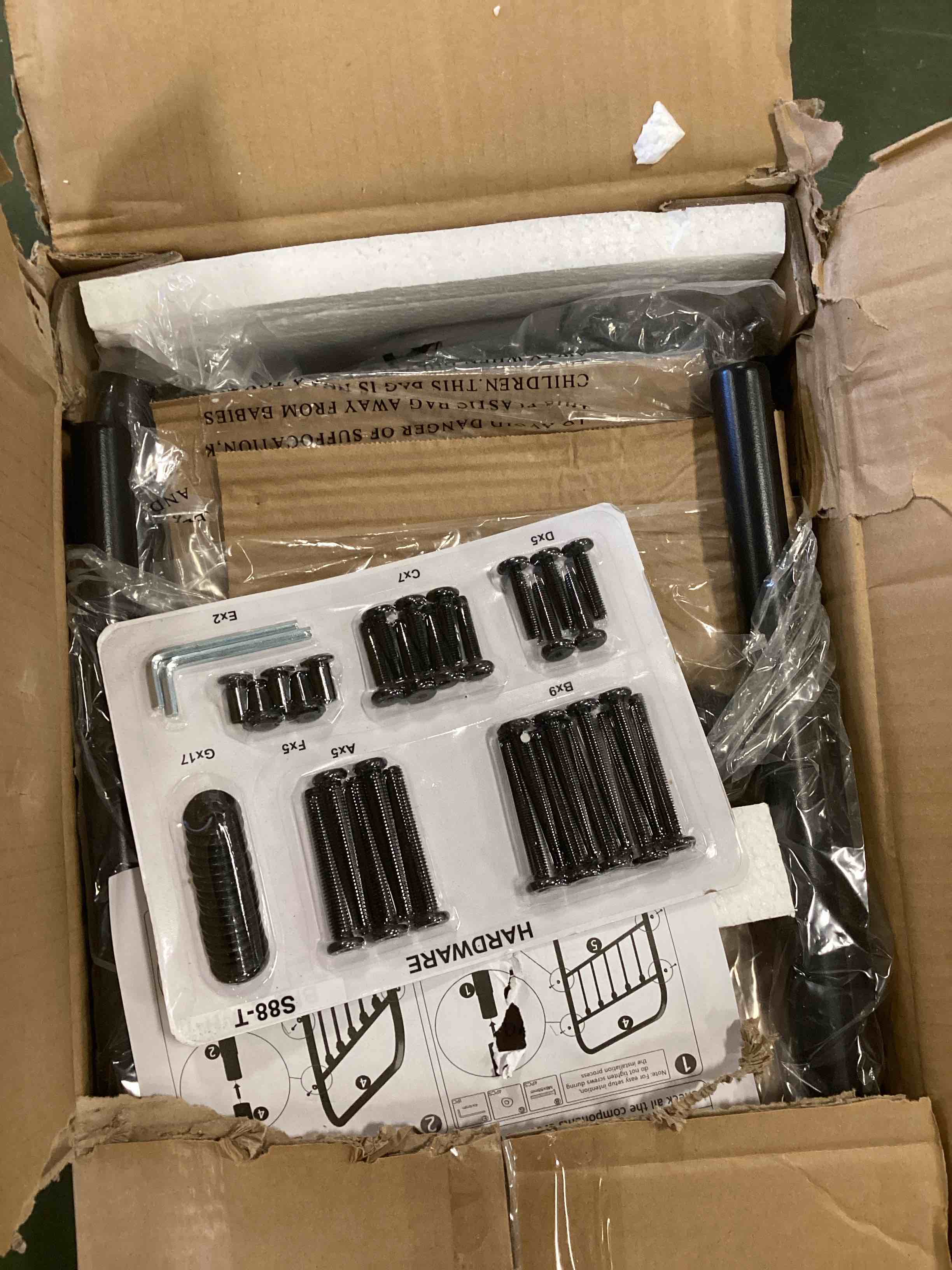 Metal Bed Frame Structurally Stable Heavy Duty Steel Slat Supported