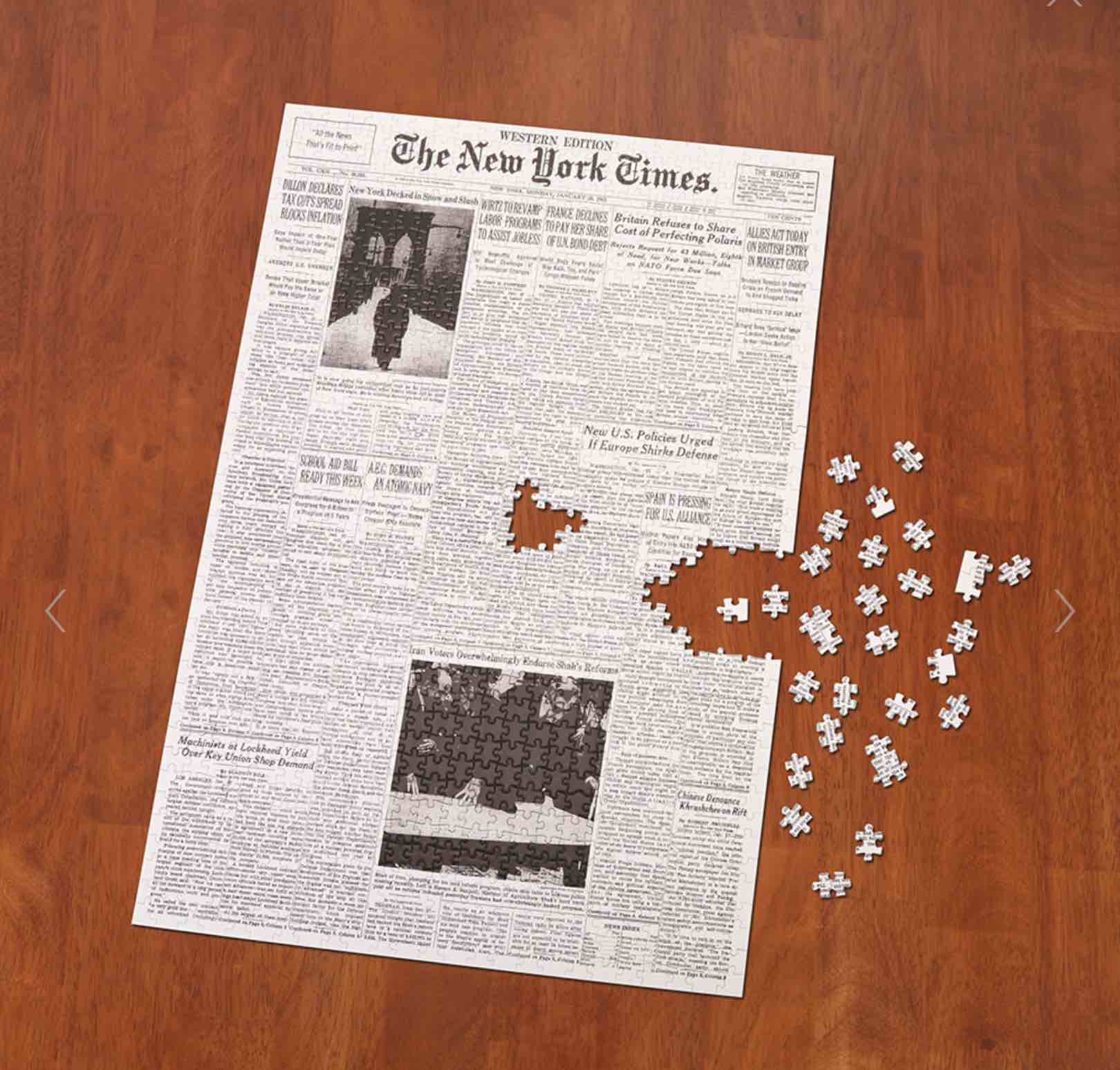 The New York Times Jigsaw Puzzle Of Your Birth Date (1,000 Pieces)