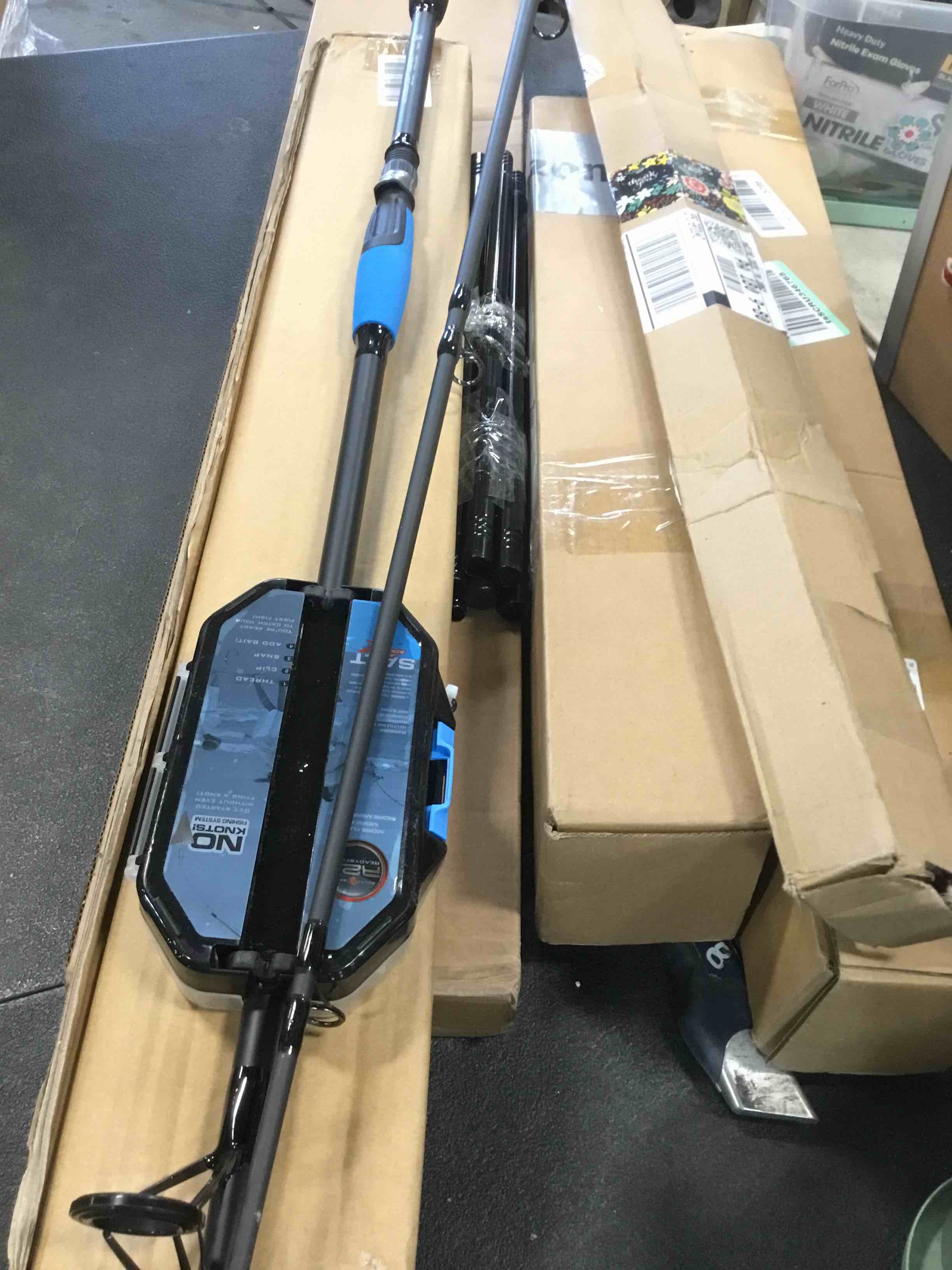 assorted item miscellaneous curtain rod/ retractable gate and more