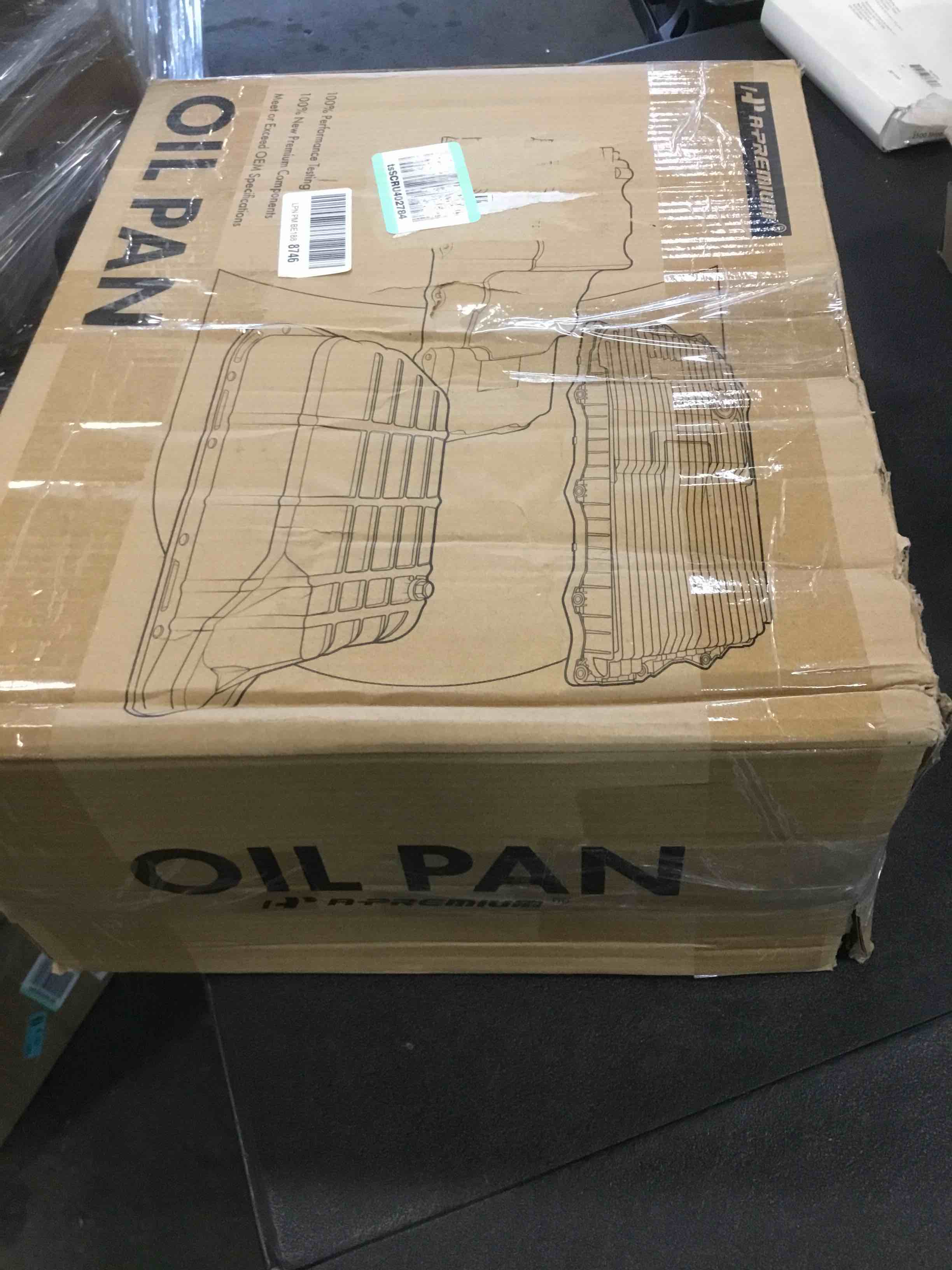 APremium Engine Oil Pan Sump with Drain Plug Compatible with Acura MDX