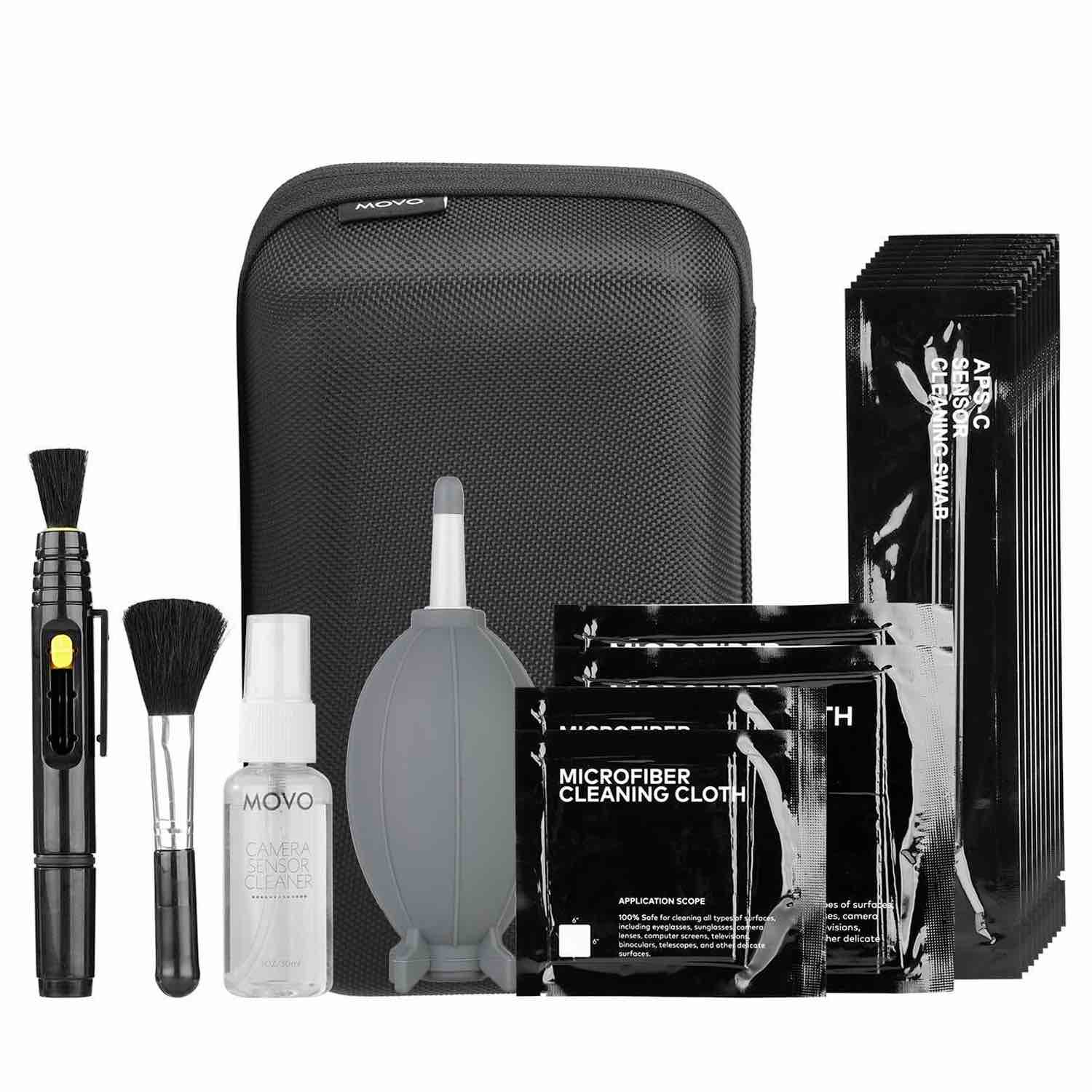 MOVO CCD Clean Kit, Deluxe Essential camera cleaning kit
