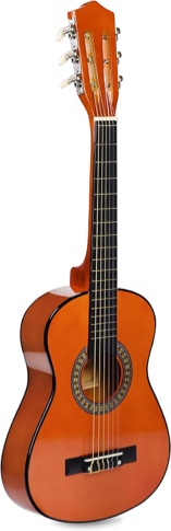 30" Wood Guitar with Case and Accessories for Kids/Girls/Boys/Beginners (Mahogany)