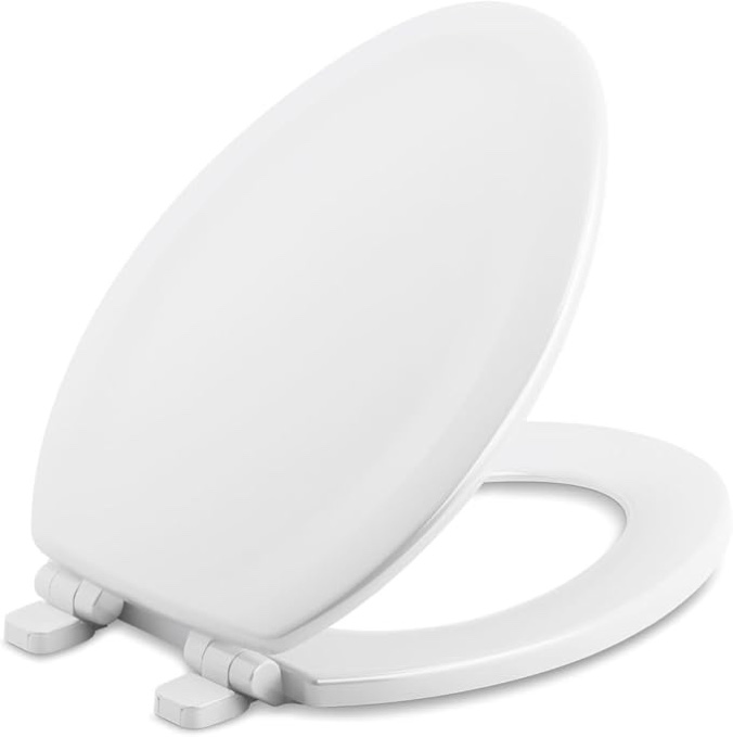 Kohler K-20466-0 Stonewood Quiet-Close Elongated Toilet Seat - White