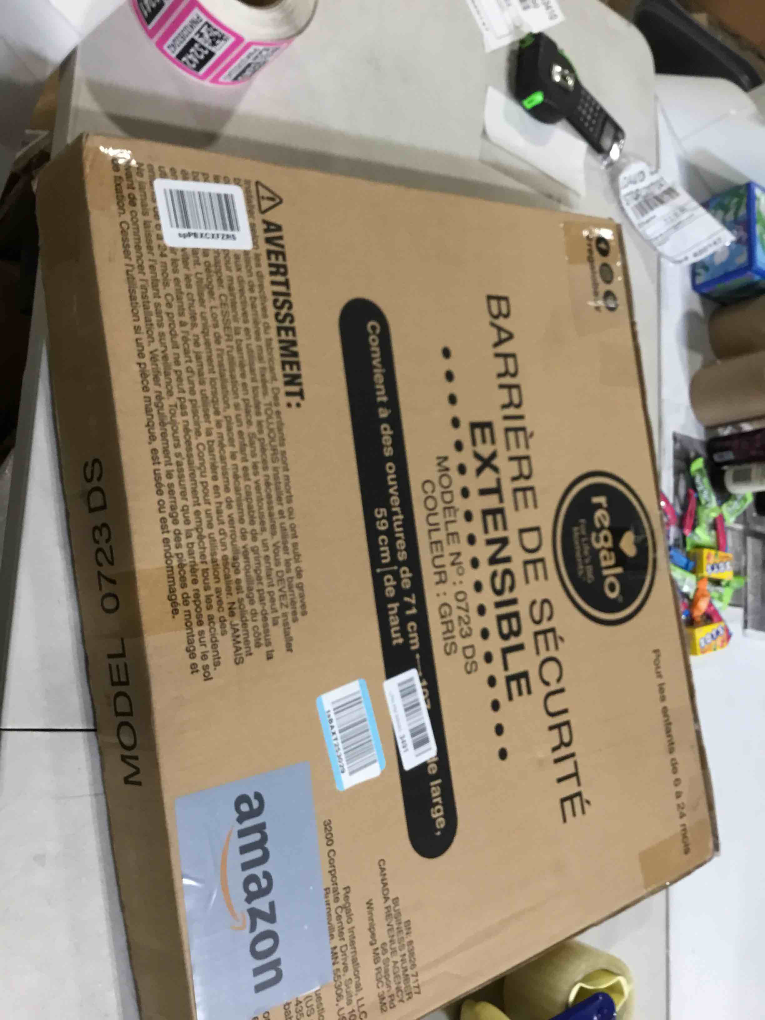 Cumbor 29.7-51.5" Baby Gate Extra Wide, Safety Dog Gate for Stairs Easy Walk Thru Auto Close Pet Gates for The House, Doorways, Child Gate Includes 4 Wall Cups, Black-Mom's Choice Awards Winner