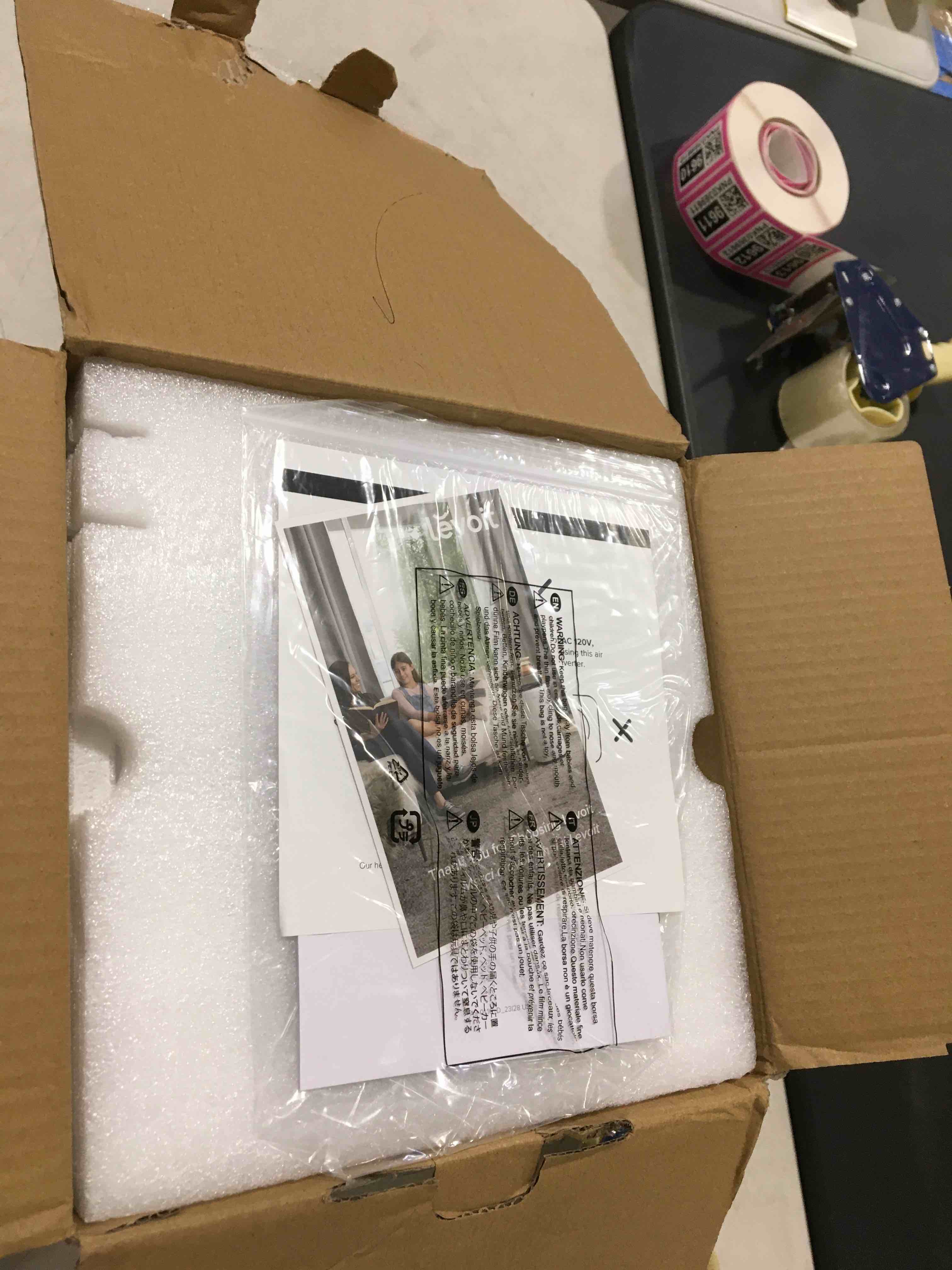 LEVOIT Air Purifier for Home Allergies Pets Hair in Bedroom, Covers Up