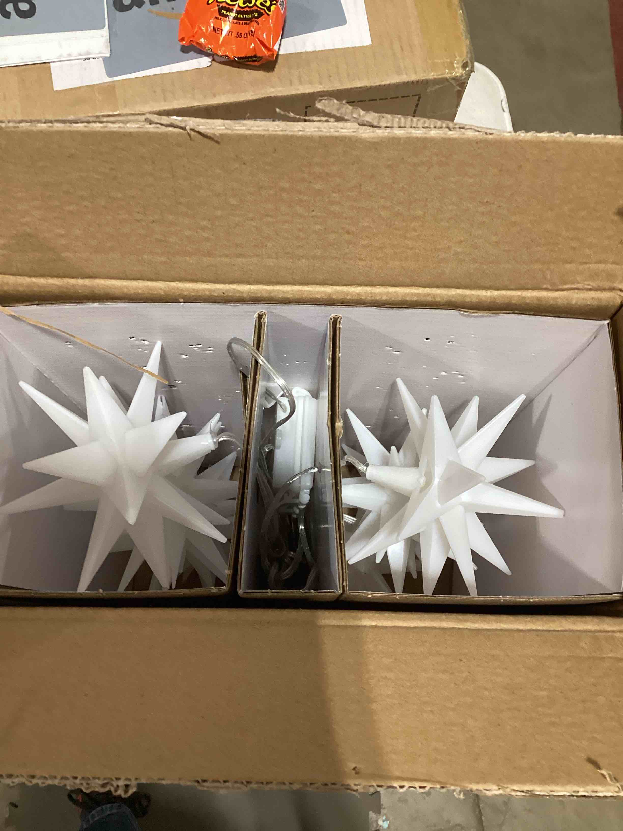 8 Pcs White Star Balloons, 27/22 inch One-Piece Explosion Balloons Aluminum Foil Balloons for Birthday, Baby Shower, Wedding, Backdrop, Anniversary, Party Decorations