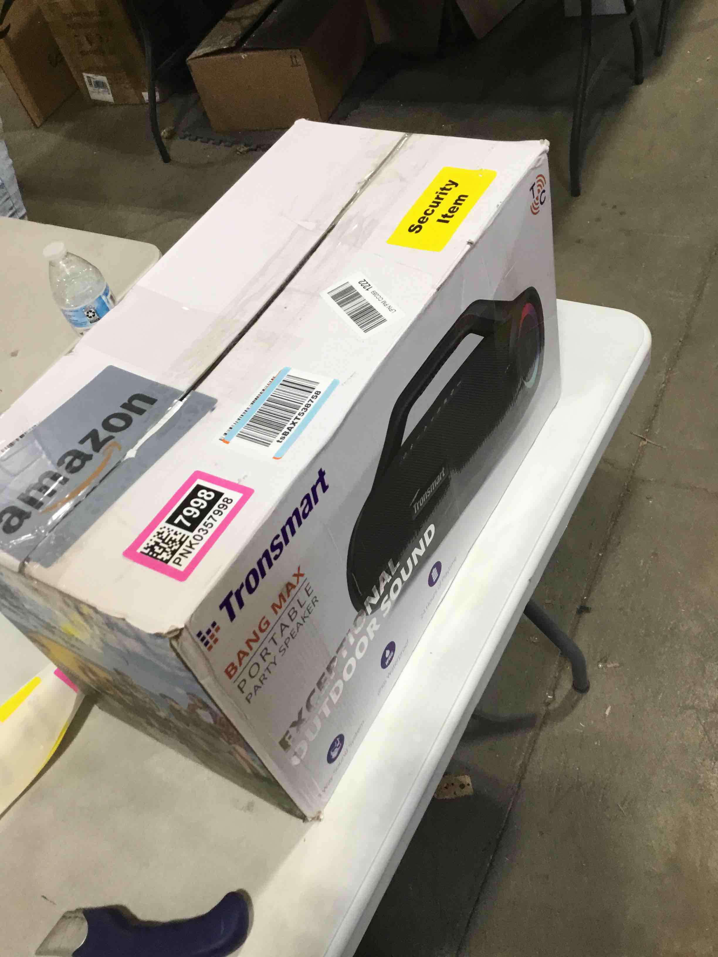 Tronsmart Bang Max Portable Bluetooth Speaker, 130W Powerful Loud Speaker with Deep Bass, Party Sync, IPX6 Waterproof, 24H Playtime, Customized EQ & Light Show,Portable Speaker with Handle for Outdoor