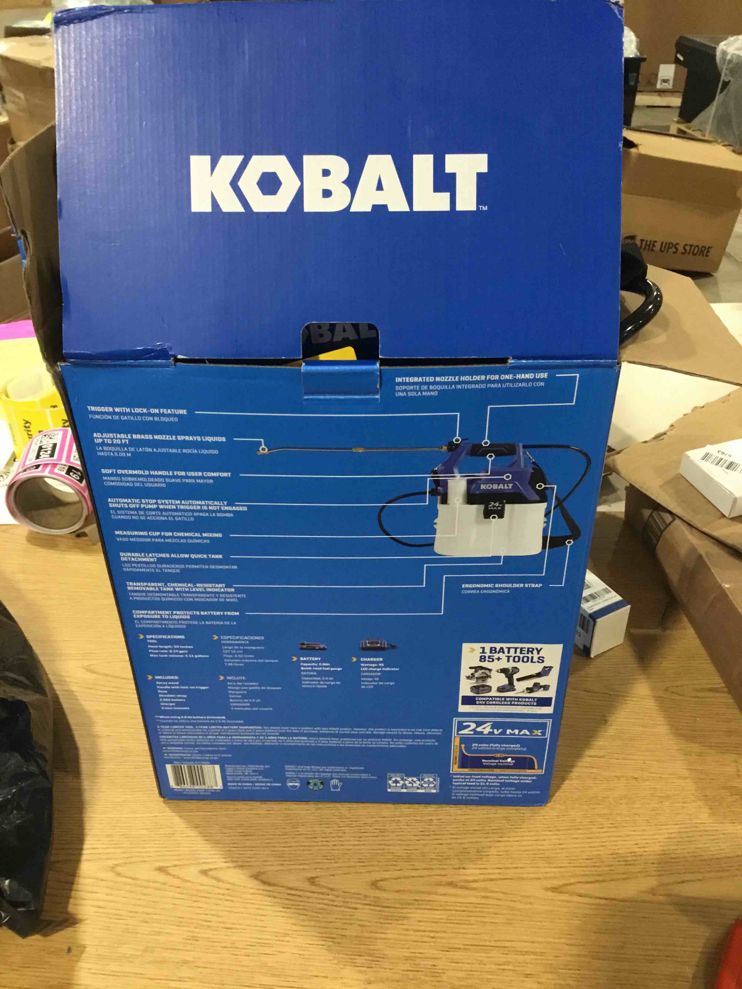 Scotts 2 Gallon Lithium-Ion Battery Powered Sprayer with Pump Zero Technology, Rechargeable Lawn & Garden Tank Sprayer, Model 190567