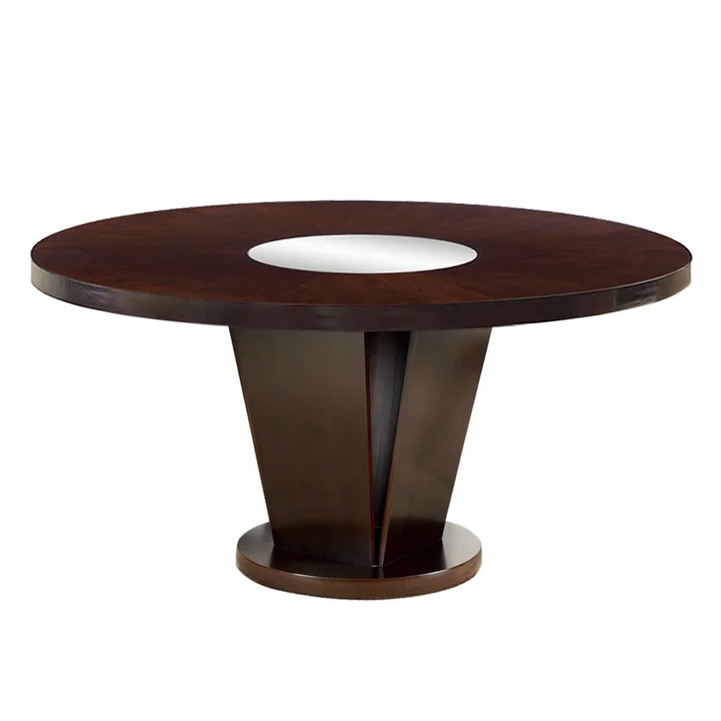 Round Solid Wood Dining Table