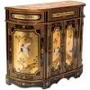 Gold Lacquer Cabinet - Cranes