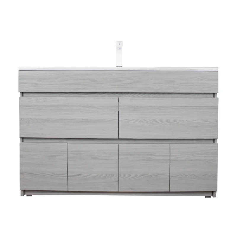 Mayquel 48'' Single Bathroom Vanity with Acrylic Top