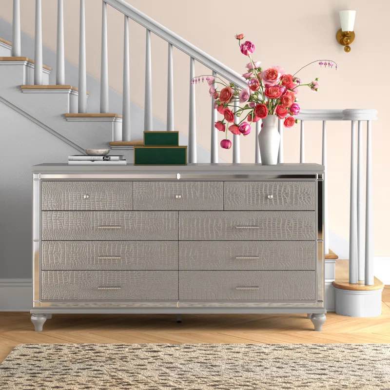 Bannan 9 Drawer Double Dresser