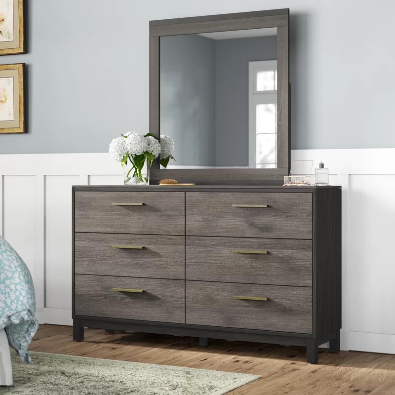 Mandy 6 Drawer Double Dresser 