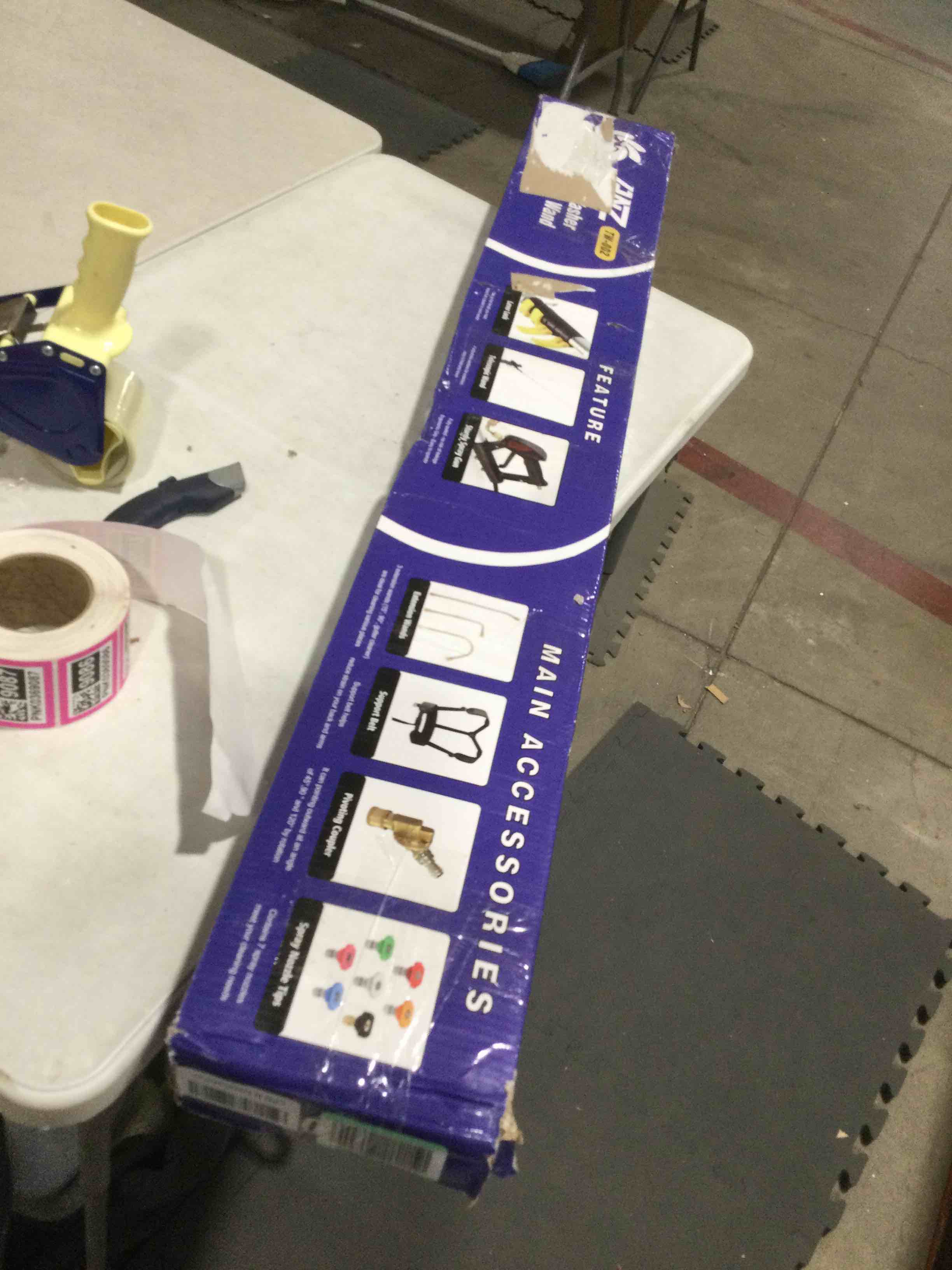 janz 24 FT, Aluminum Telescoping Pressure Washer Wand with 2 Pressure Washer Extension Wands,Gutter Cleaner Attachment, 7 Spray Nozzle Tips, 2 Hose Inlet Adapters, Pivoting Coupler and Support Harness