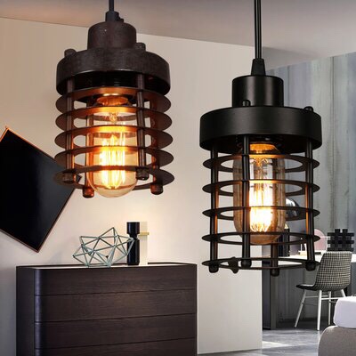 Rustic Vintage Industrial Pendant Light