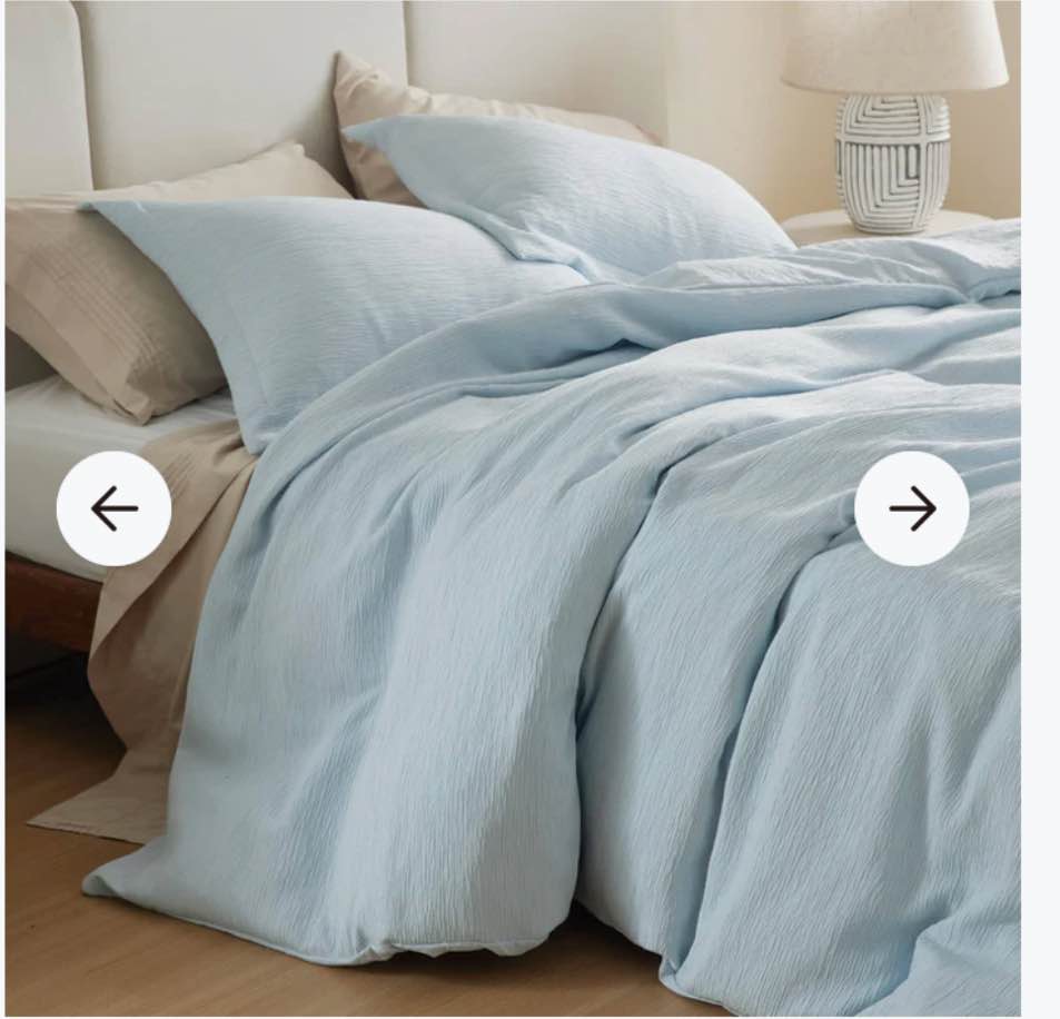 BEDSURE Duvet Cover Set- TWIN 