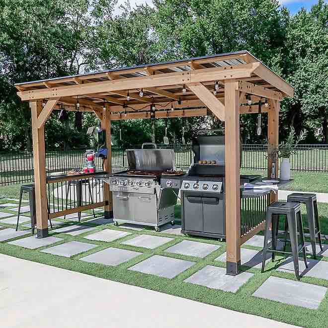Backyard Discovery Grill Gazebo XL. Complete! 2 Boxes For Pick Up!