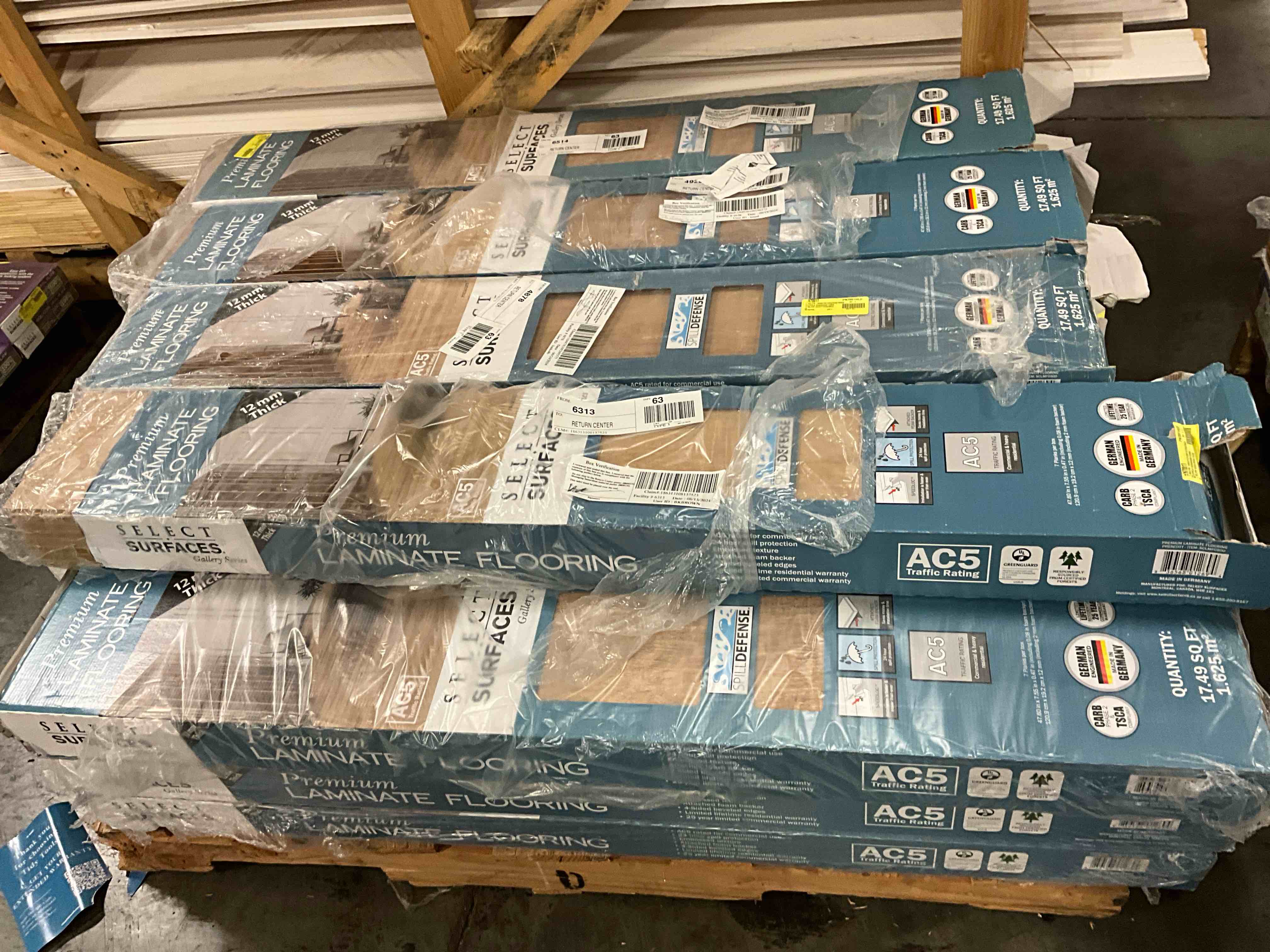 Premium Select Surfaces Laminate Spillproof Flooring With Underlayment