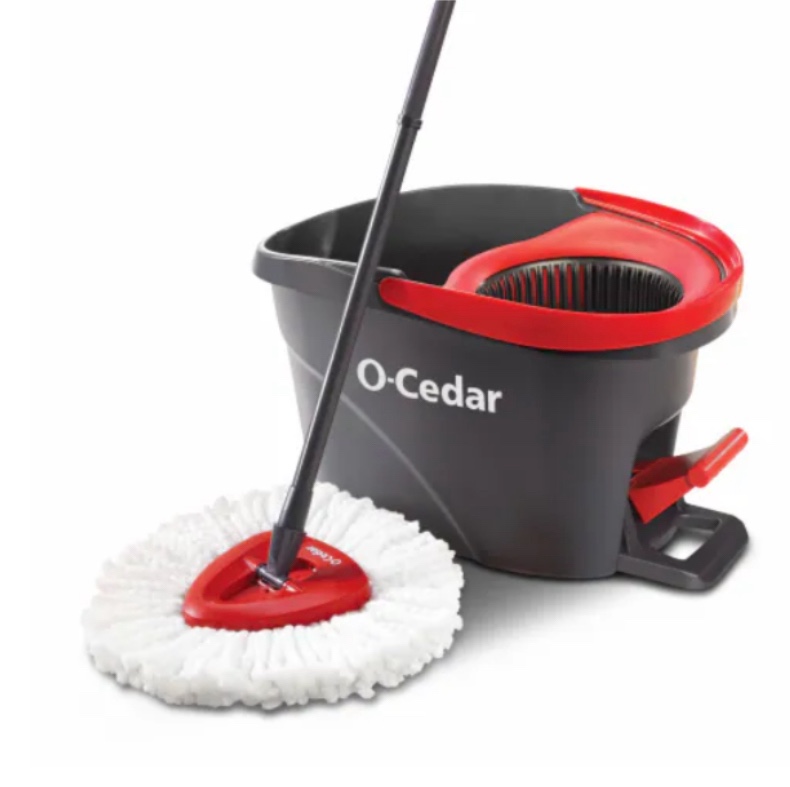 O-Cedar Microfiber EasyWring Spin Mop & Bucket System Box