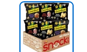 Pallet lot of 48 box total))Best by AuG/13/2024))  Smartfood Popcorn Variety Pack Kettle Corn, Movie Theater Butter, and White Cheddar Flavored Snack Popcorn, 1 Ounce Bags 40 Count 