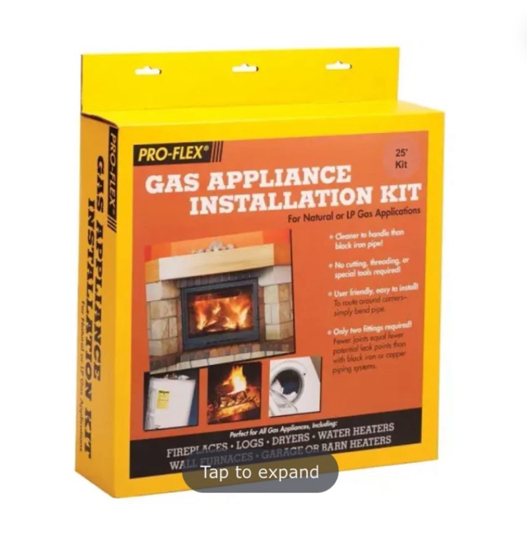 Pro Flex PFSAGK-2000C PFSAGk-2000 Gas Appliance Installation Kit, For: Corrugated Stainless Steel Tubing Flexible Gas Piping System