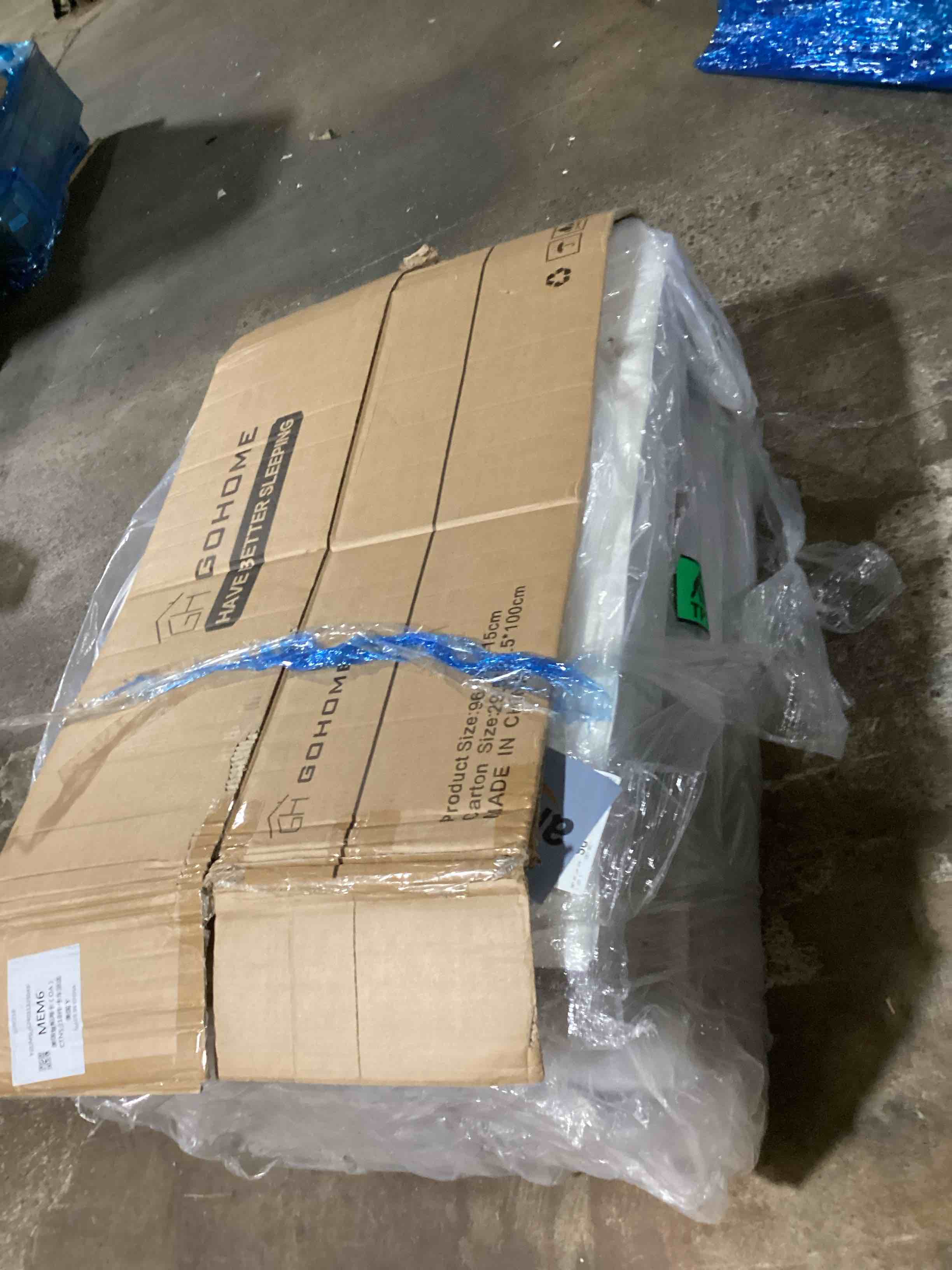 Memory Foam Folding Mattress, 4 Inch GelInfused Foldable Floor