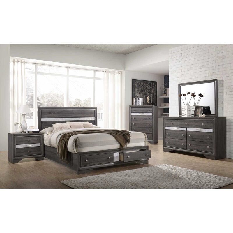 Smartt Platform 5 Piece Bedroom Set( incomplete only Footboard drawer)