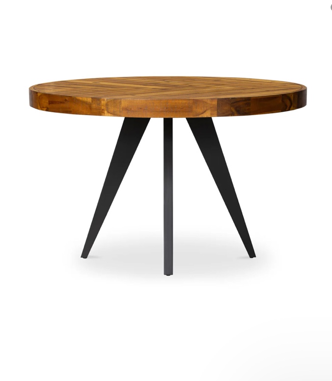 Parq Round Dining Table Amber | Moe's Furniture - TL-1010-14 (Incomplete, Top Only)