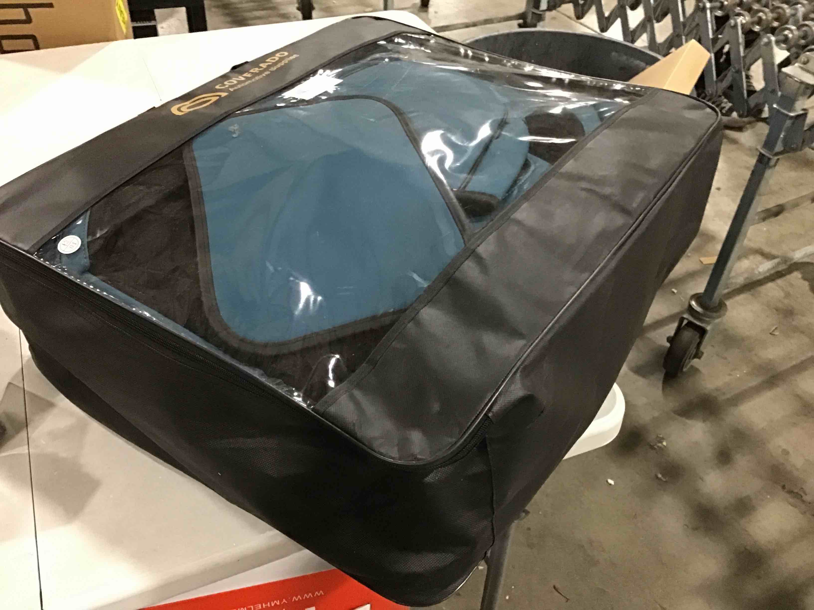 Coverado Seat Covers, Breathable Faux Leather Car Seat Protectors with Embossed Grains, Universal Auto Cushions Full Set, Compatible with Most Cars, Sedans, SUVs and Trucks, Blue