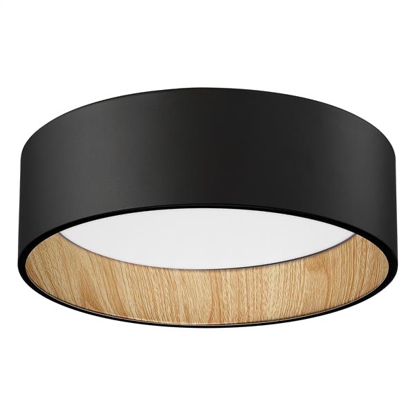 Steel Flush Mount Light 13" ORB 3000K dimmable