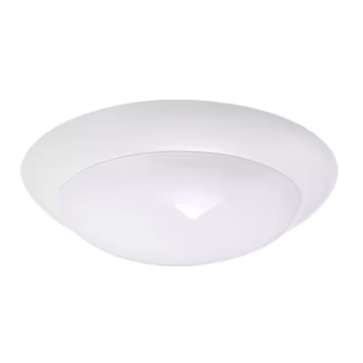 Project Source Color Changing 1-Light White LED Flush Mount Light ENERGY STAR