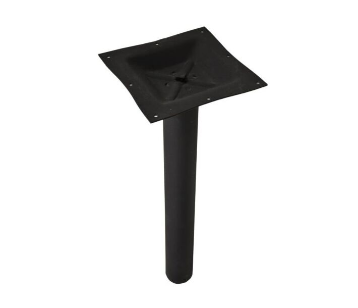 Omcan 3? Diameter Black Column with Square Top Spider for Standard Height Table ( 2 piece ) 