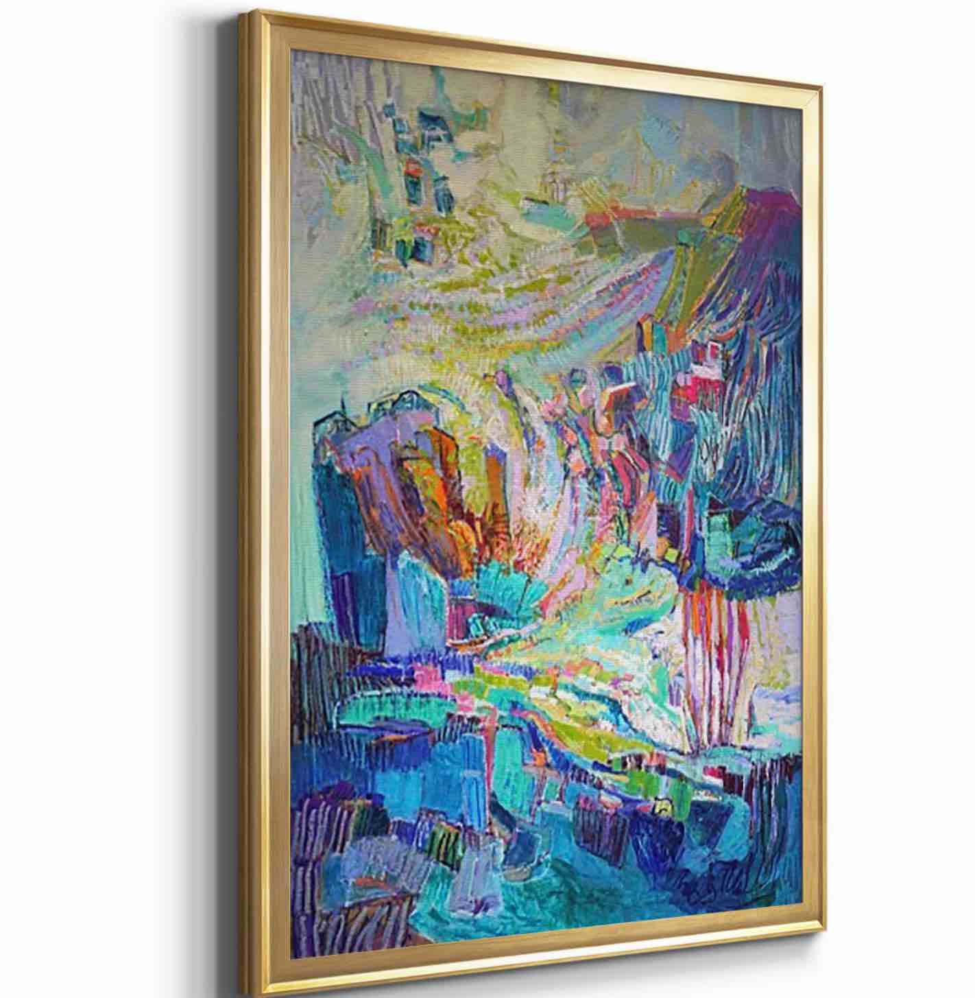 Gathering up the Goddess I Premium Framed Print - Ready to Hang