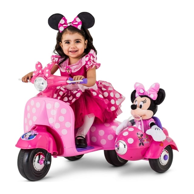Disney Minnie Mouse Happy Helpers Scooter with Sidecar Ride-On Toy by Kid 