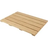 WYJ Bamboo Bath Mat for Bathroom, Non Slip Wooden Floor Mat for Shower, Sauna Spa Steps Decor, Multifunctional Bamboo Mat for Kitchen Entrance Toilet, Easy to Clean