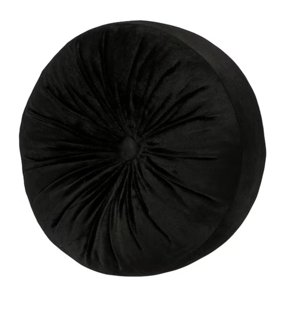 24 x 24 x 5 Tufted floor pillow with handle Black 