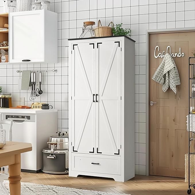 Tall Kitchen Pantry Cabinet *incomplete* *similar to stock photo*