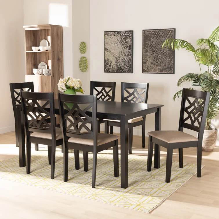 Beachum 7 - Piece Dining Set (incomplete set of 2 chairs only)