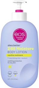 EOS Eos Shea Better Body Lotion - Vanilla Cashmere | 16 Oz| 2 Pack, Vanilla Cashmere, 16 ounces