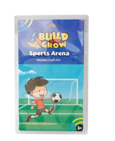 Build and Grow Kid's Sports Arena Project Kit 