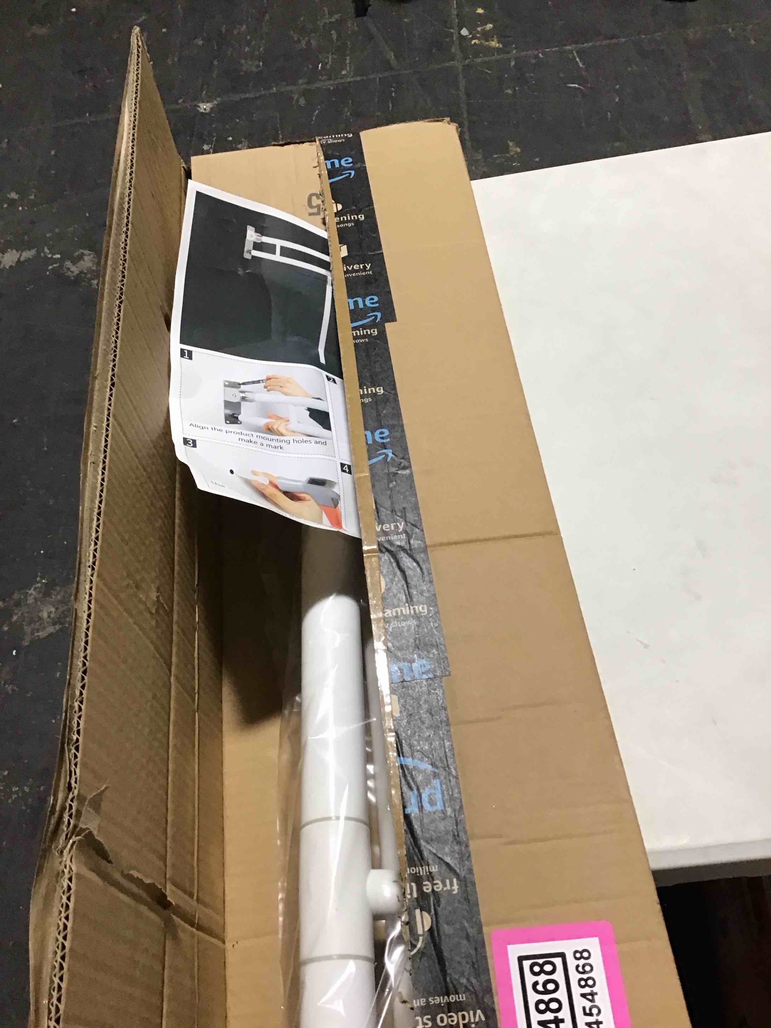 white handicap handrail