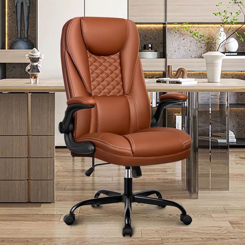 Loriece Ergonomic Executive Chair with Flip-up Armrests