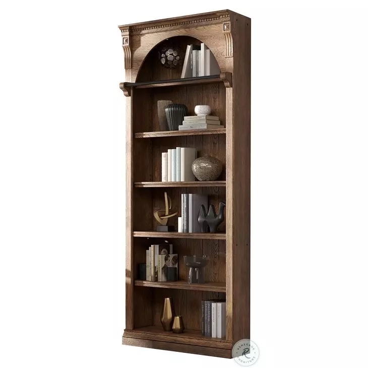 Stratton Rich Toffee 98" Tall Bookcase  