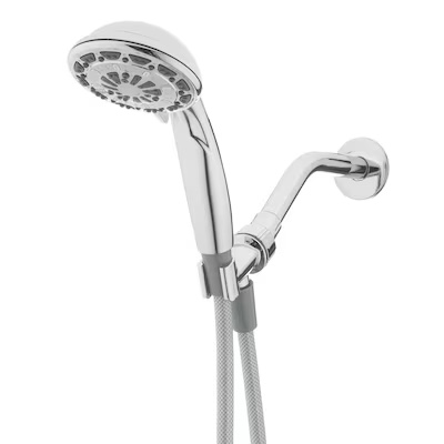 Project Source Chrome 3.5-in Round Handheld Shower Head 1.8 GPM