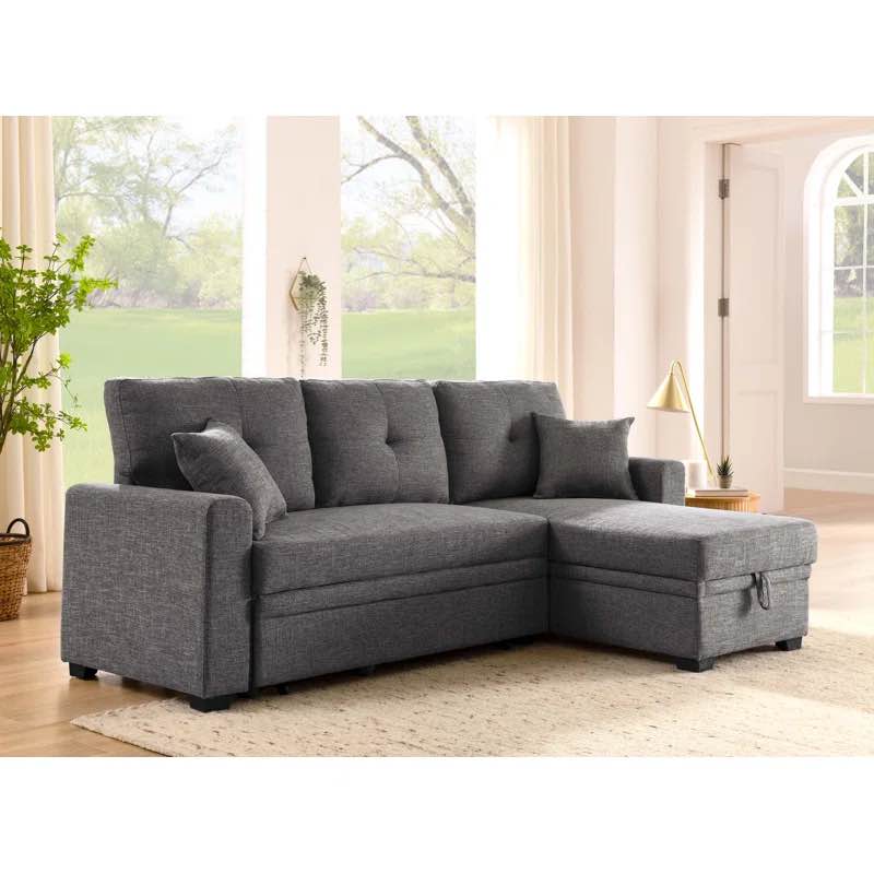 sem 85.5” upholstered sleeper sofa (incomplete box 1/2)