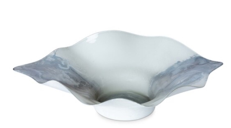 Tempest Artisan Glass Decorative Bowl